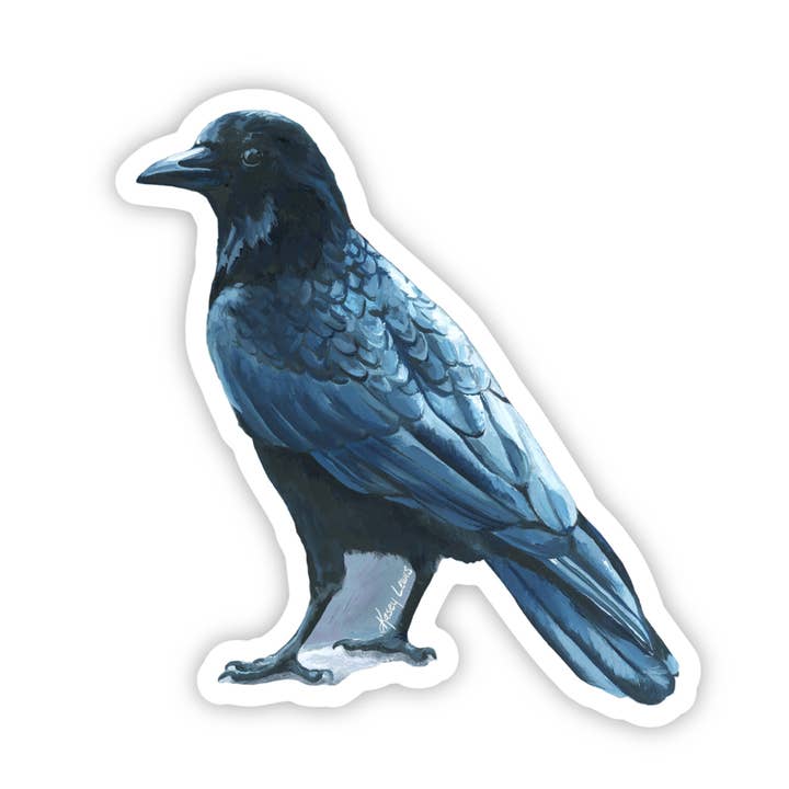 Autocollant Corbeau/Vinyle pour la vente par Kasey Melissa Art
