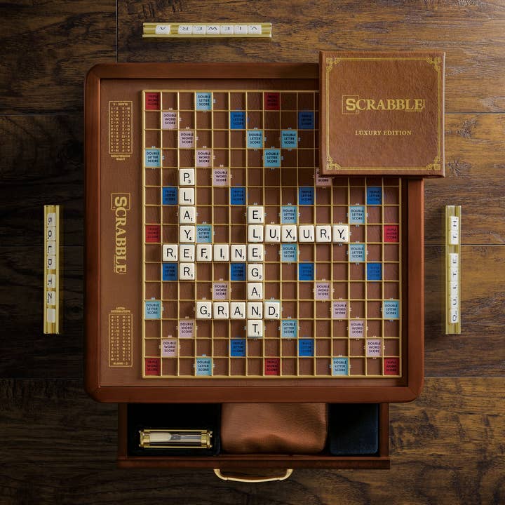 WS Game Company - Wholesale Board Game - Scrabble Luxury Edition