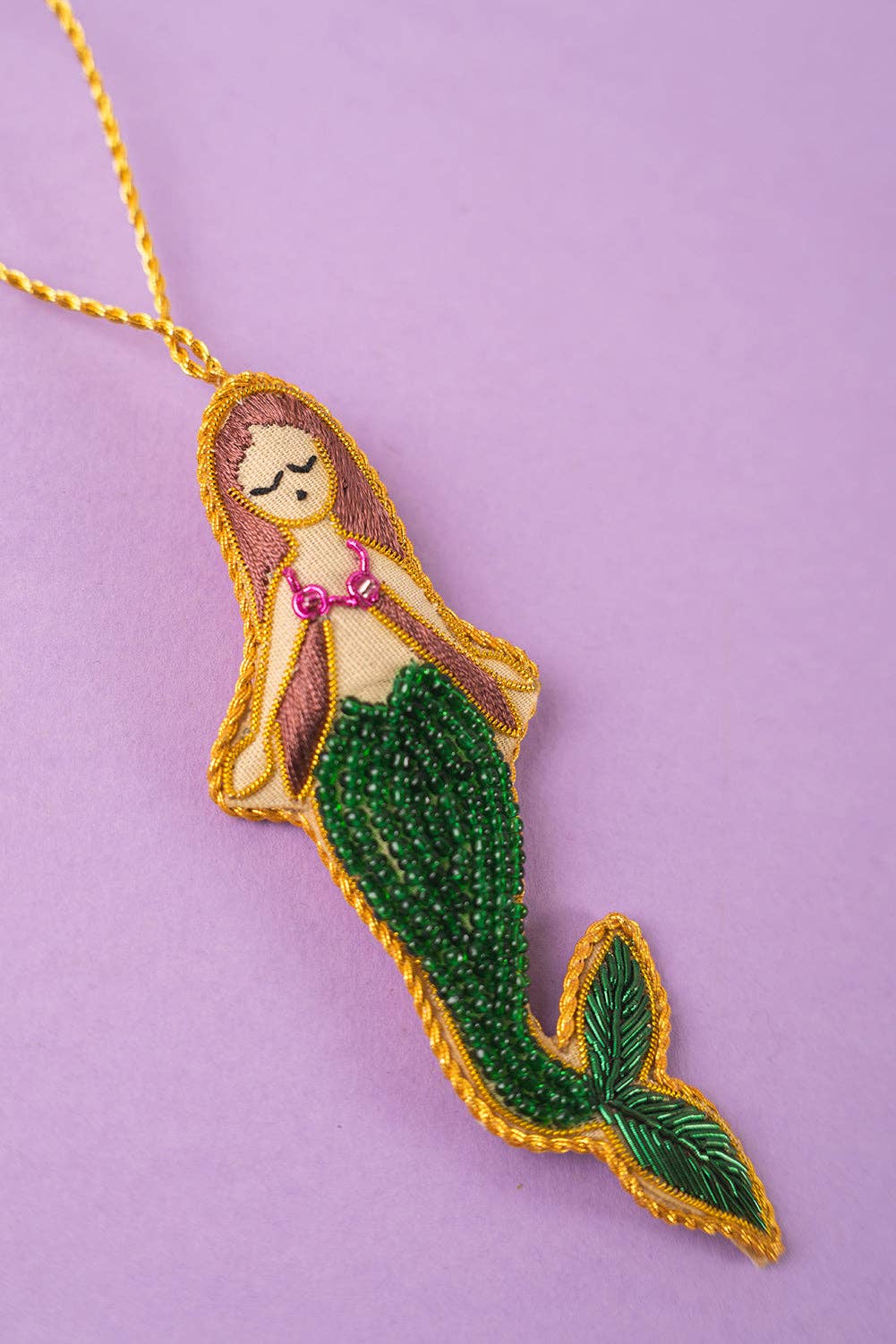 Ian Snow Ltd - Wholesale Christmas Decoration - Mermaid Decoration (Virgin Plastic Free)1