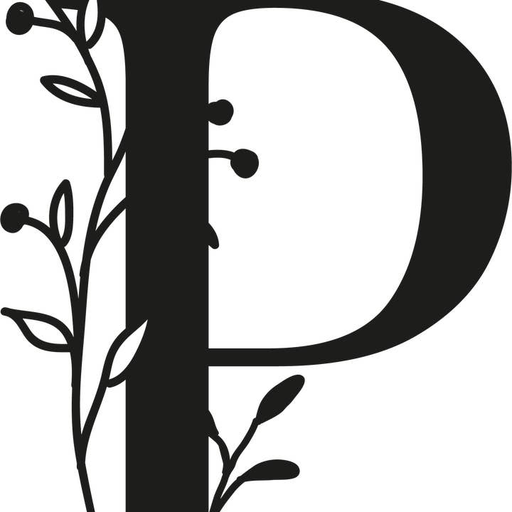 Keystone Steel Co. - Wholesale Wall Accent - Botanical Letter Wall Decor25