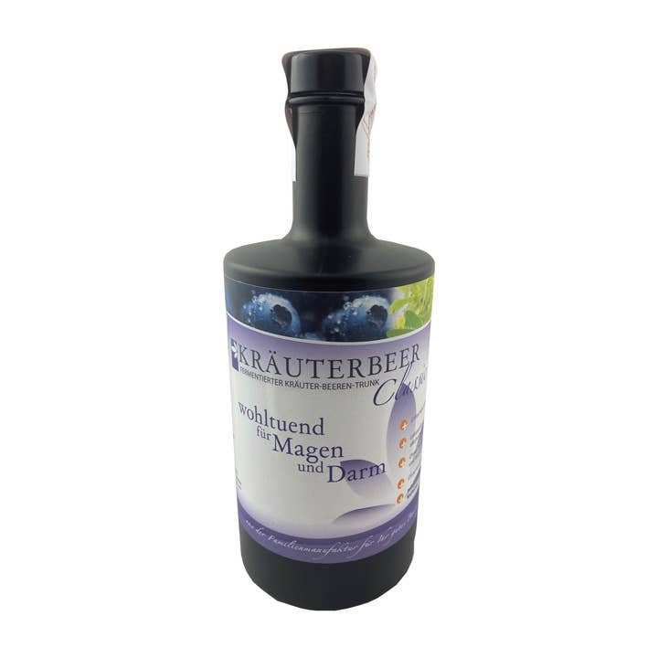 non-alcoholic digestive KRÄUTERBÄRRY Classic 0.5l - ORGANIC for wholesale by Ostsee-Probiotika GmbH