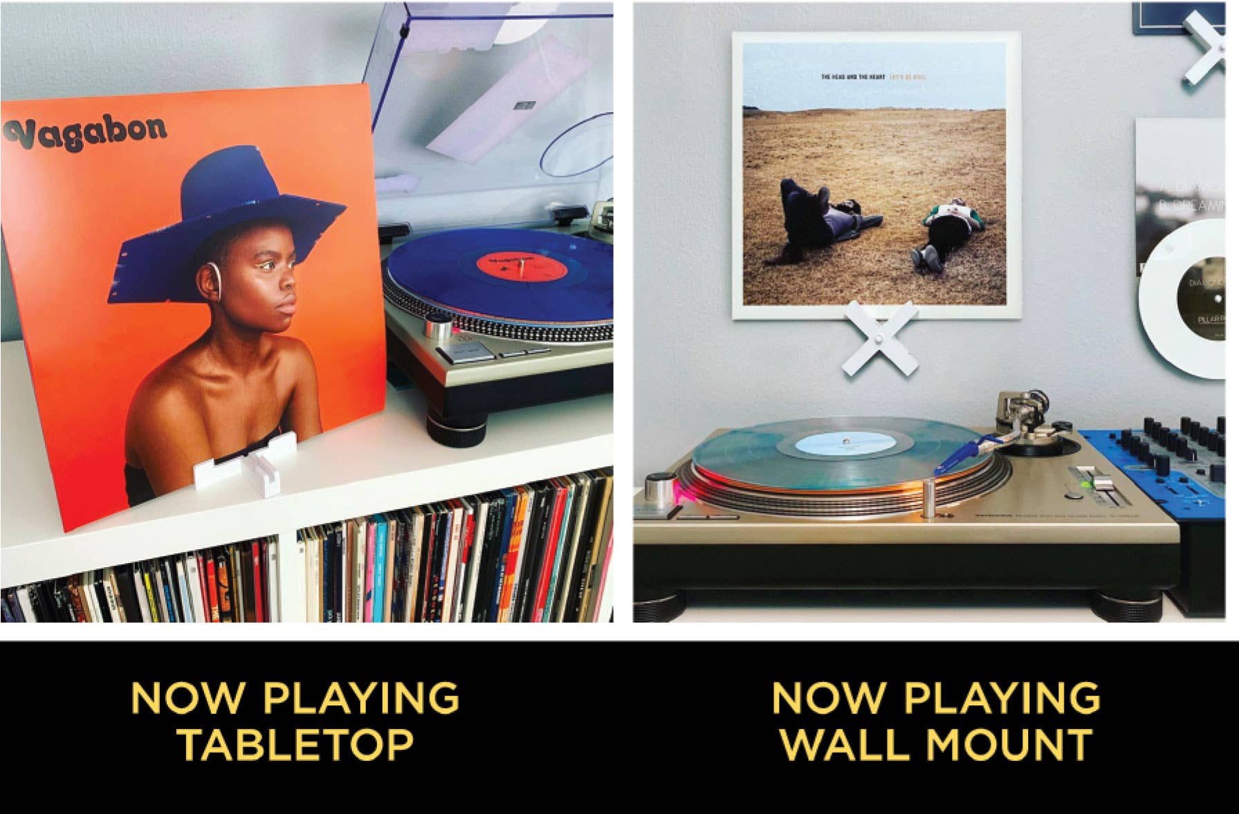 Record Props® - Venta al por mayor Papel pintado 3D - Exhibidor para discos de vinilo Record Props® (paquete de 30)9