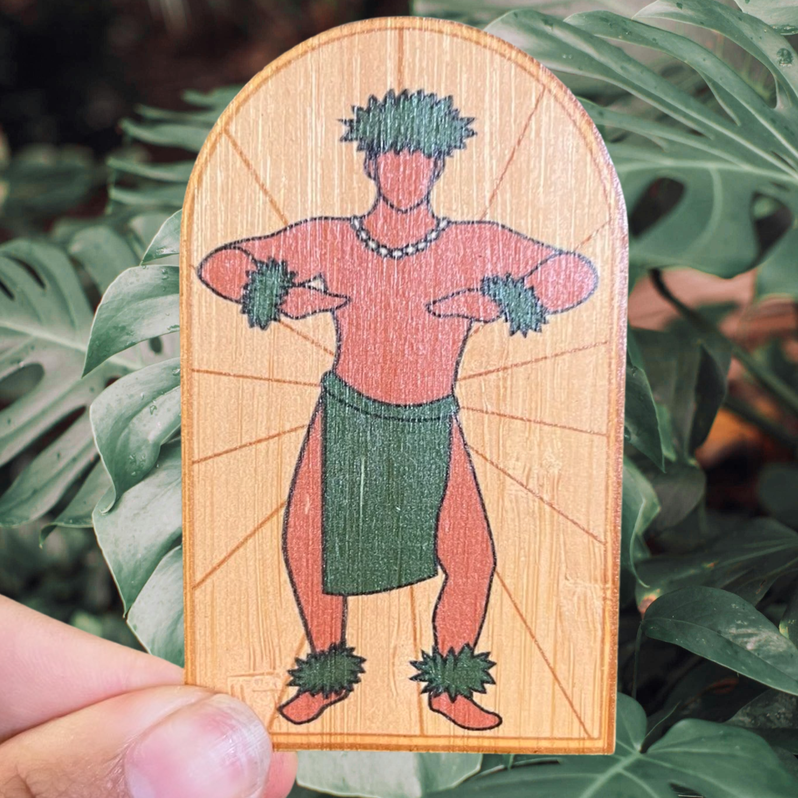 Bamboo Wood Stickers - Wholesale Sticker - Hula Ili'ili0