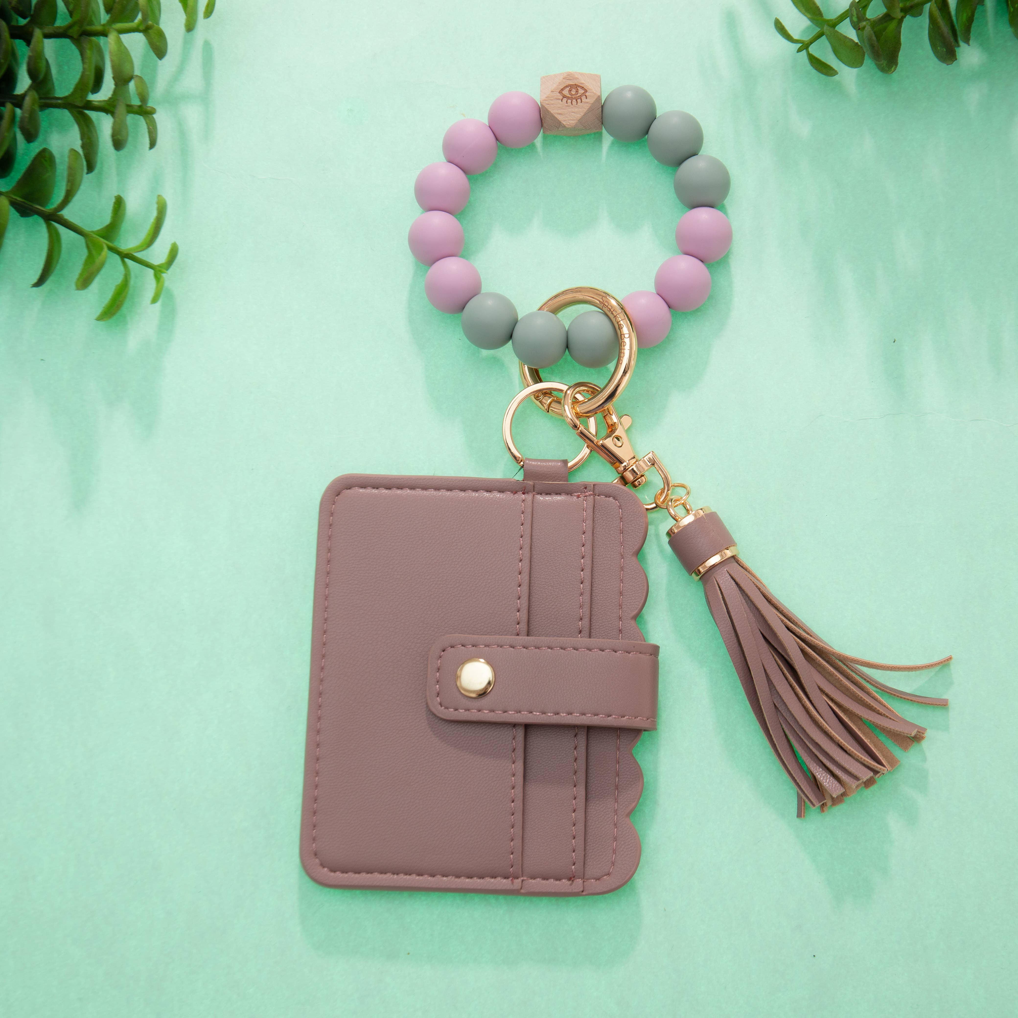 Sparkle Being – Engroshandel Armbånd – Silikone-Armbånd med Tegnebog og Nøglering - Sødt Kortetui8