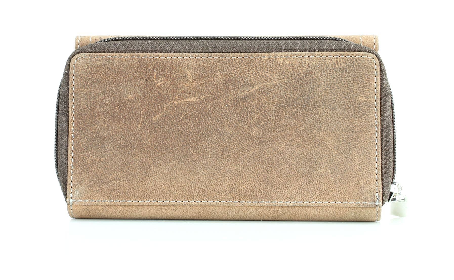 Leather Impressions Inc - Vendita all'ingrosso Pochette - Donna - Pochette da donna American Bison con bottoni floreali16