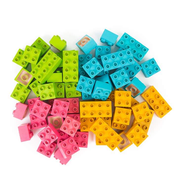 Once Kids - Wholesale Blocks - Kids Baby - Eco-bricks™ Color PLUS 25 Piece8