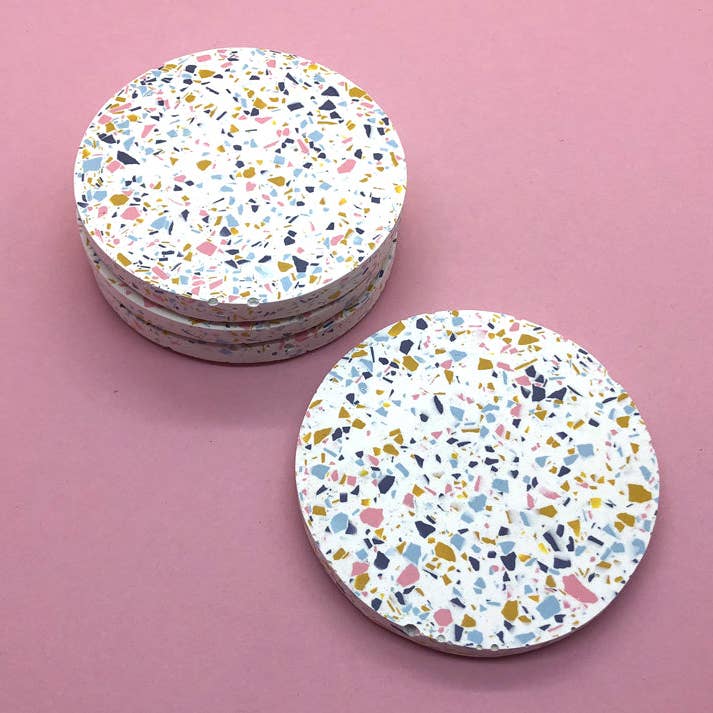 Round coasters — Anika for wholesale by Studio Valentine KVL