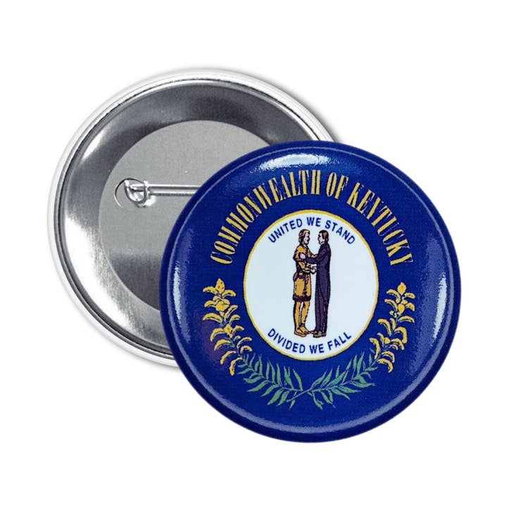 Botón Redondo - Bandera Estatal de Kentucky - EE. UU. para venta al por mayor de Worldwide Souvenirs