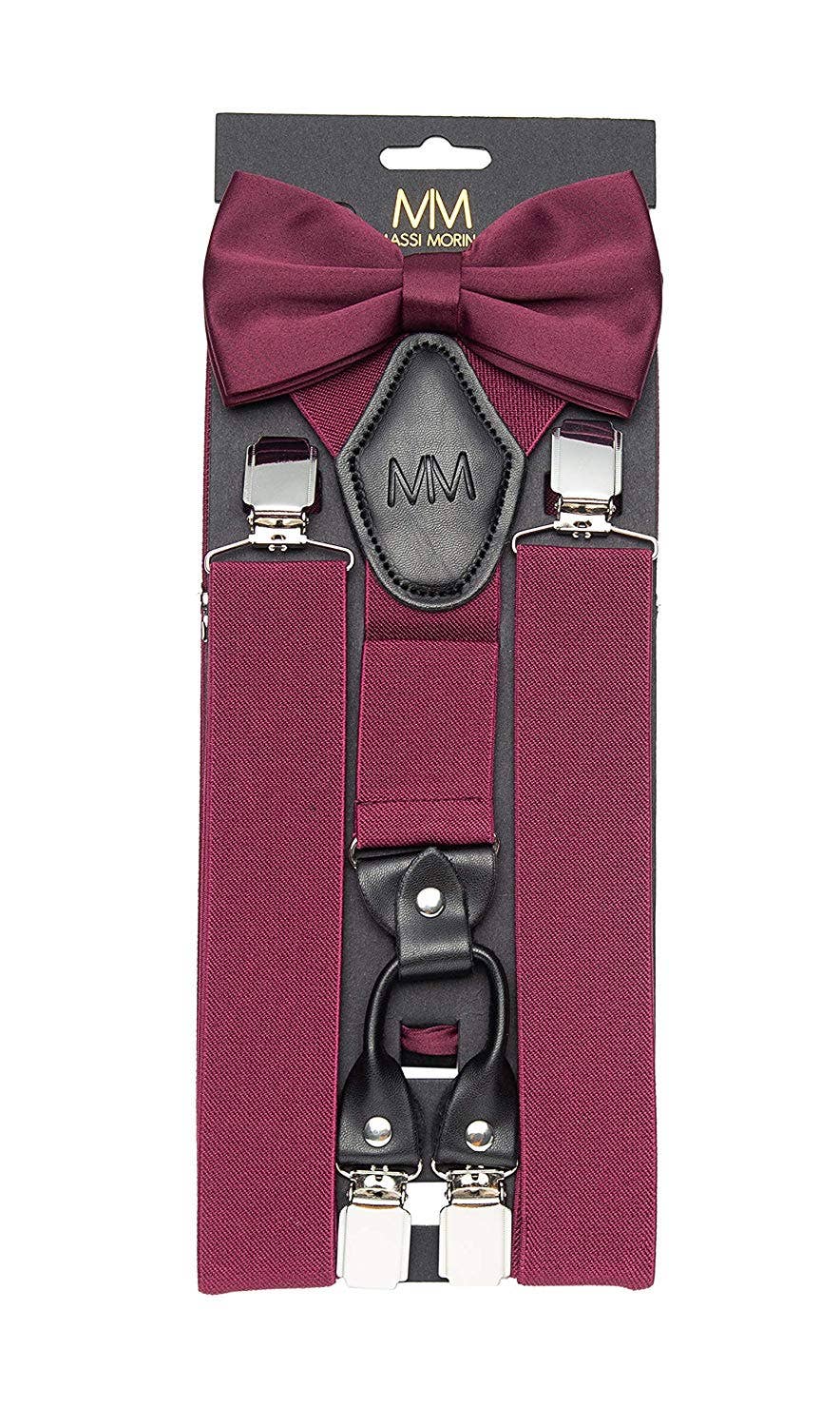 Massi Morino - Wholesale Suspenders - Men's - Braces with bow tie | Set for men9