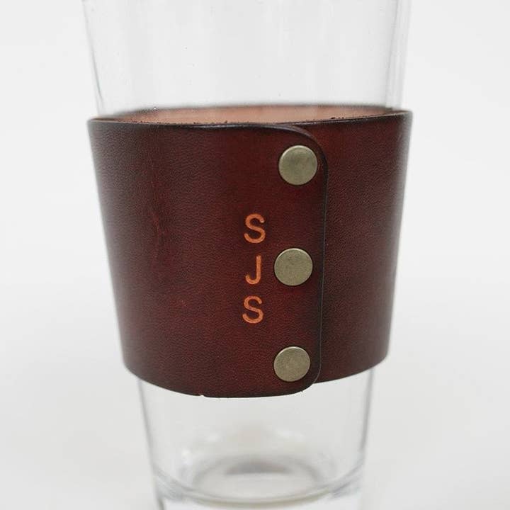 Lindy Leather - Wholesale Drinking Glass/Cup - Personalization