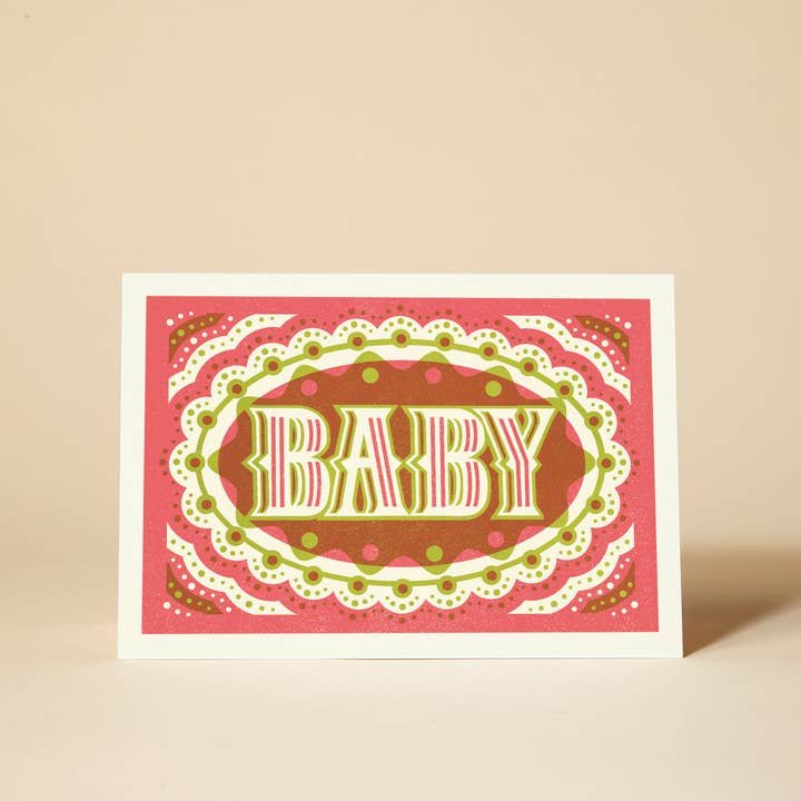 Baby Greeting Card for wholesale by Pressed and Folded