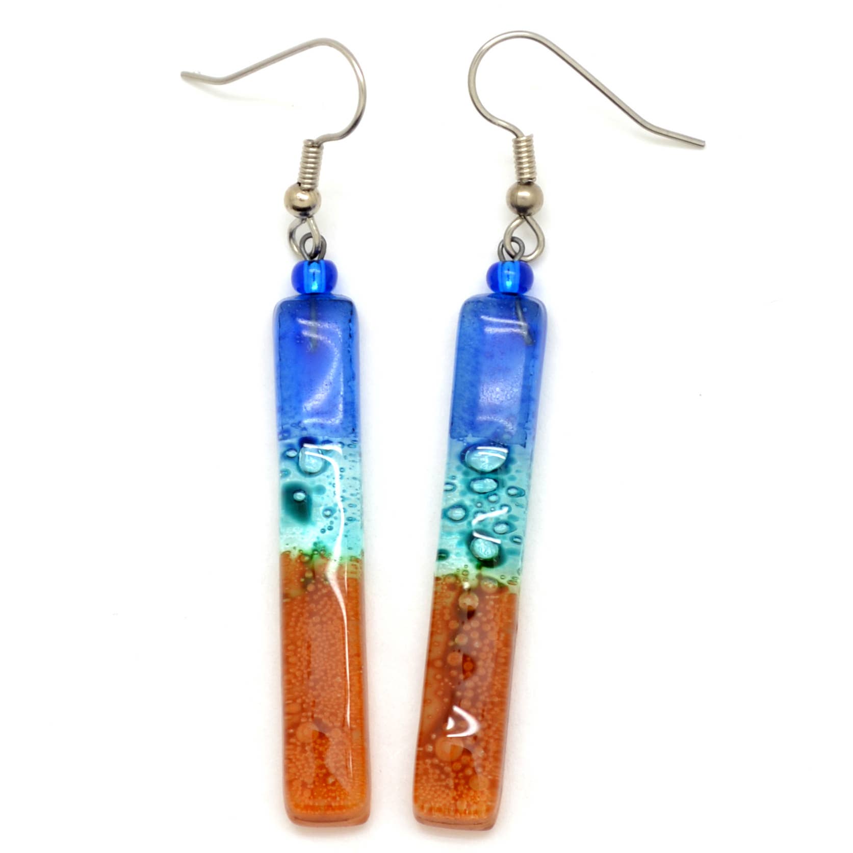 Dunitz & Company - Wholesale Dangle Earrings - Long Colorful Glass Stick Dangle Earrings - Fair Trade3