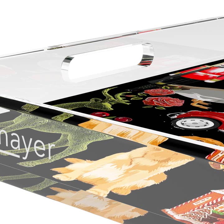 Nicolette Mayer Collection - Wholesale Decorative Tray - Ultimate Christmas Acrylic Square Decorative Tray7
