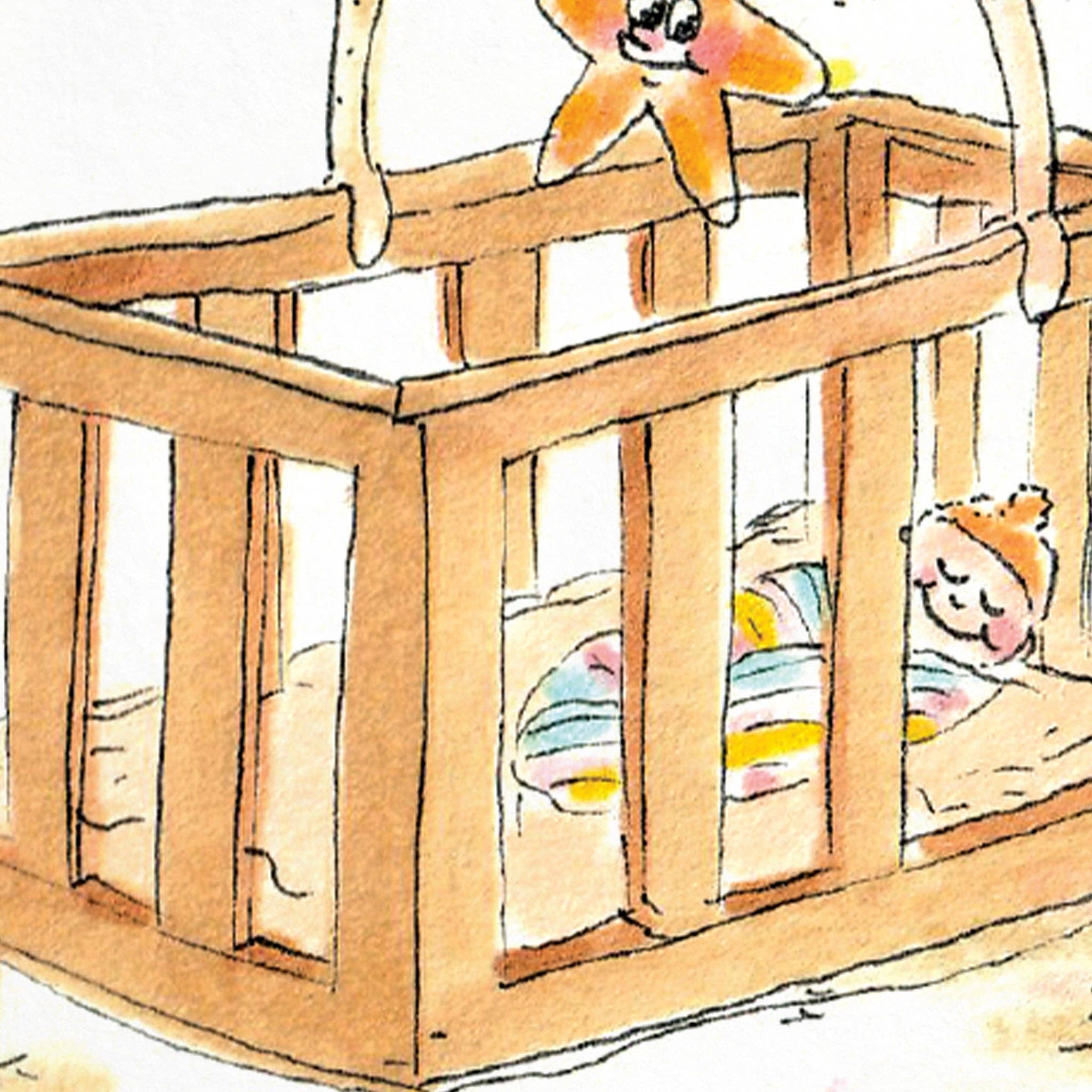 Well Drawn - Wholesale Baby Card - CoTgratulations on Your Little Star8