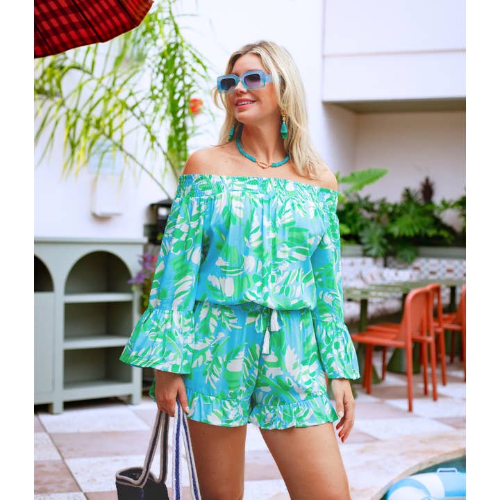 Bestseller Jayda Romper Bell Slv Quastenband Strick SPR26 für den Großhandel von La Mer Luxe