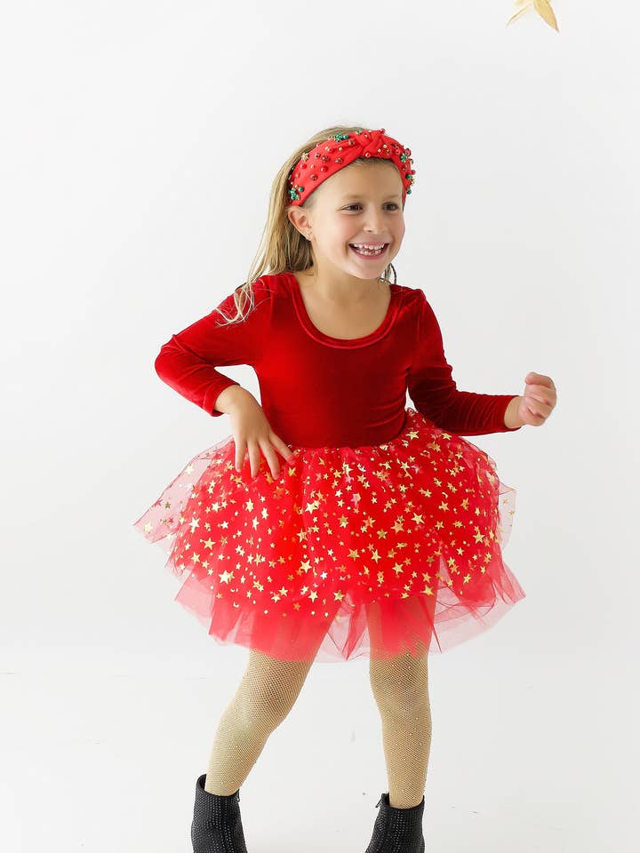 Tutú rojo leo para venta al por mayor de Fancy Shmancy Baby