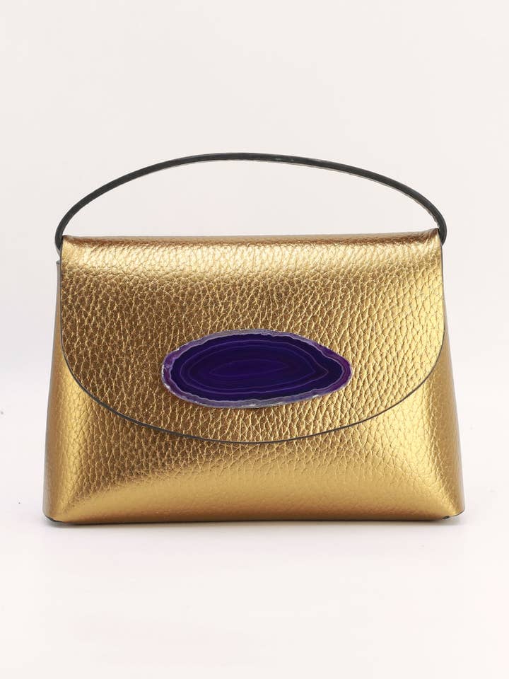 Borsa Ori Dorato Agata Viola per la vendita all'ingrosso da parte di Ecue