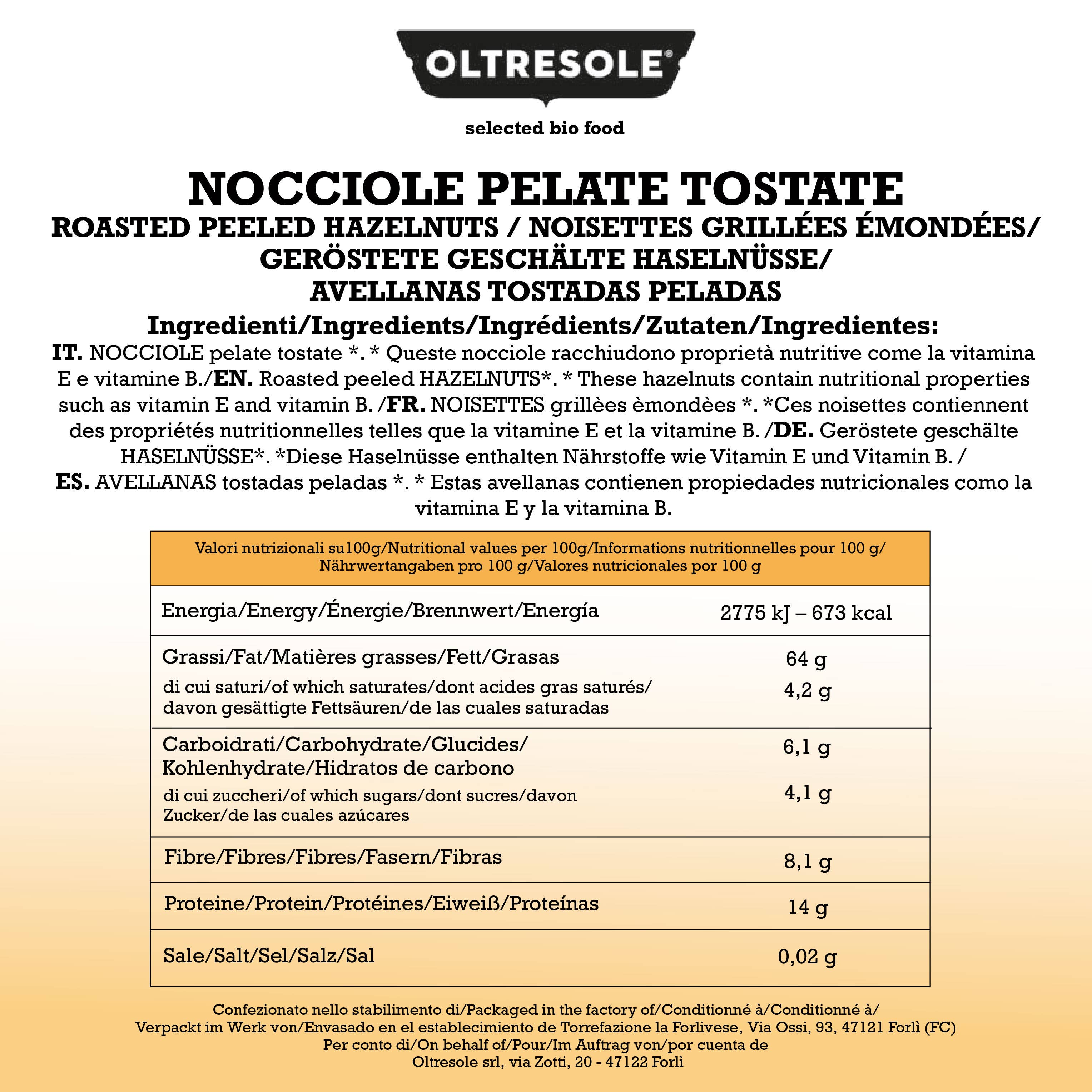 Oltresole - Wholesale Nuts - ROASTED PEELED HAZELNUTS 1 Kg4