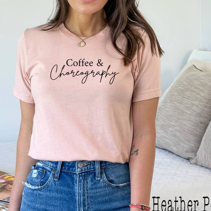Dance Lærer Shirt, Kaffe og Koreografi Shirt, Dans for engroshandel hos Tee Story