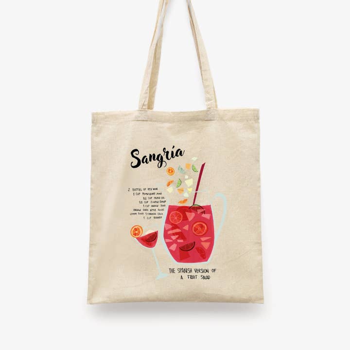 DesignPlace - Wholesale Tote Bag - Women's - Sangria cotton handbag0