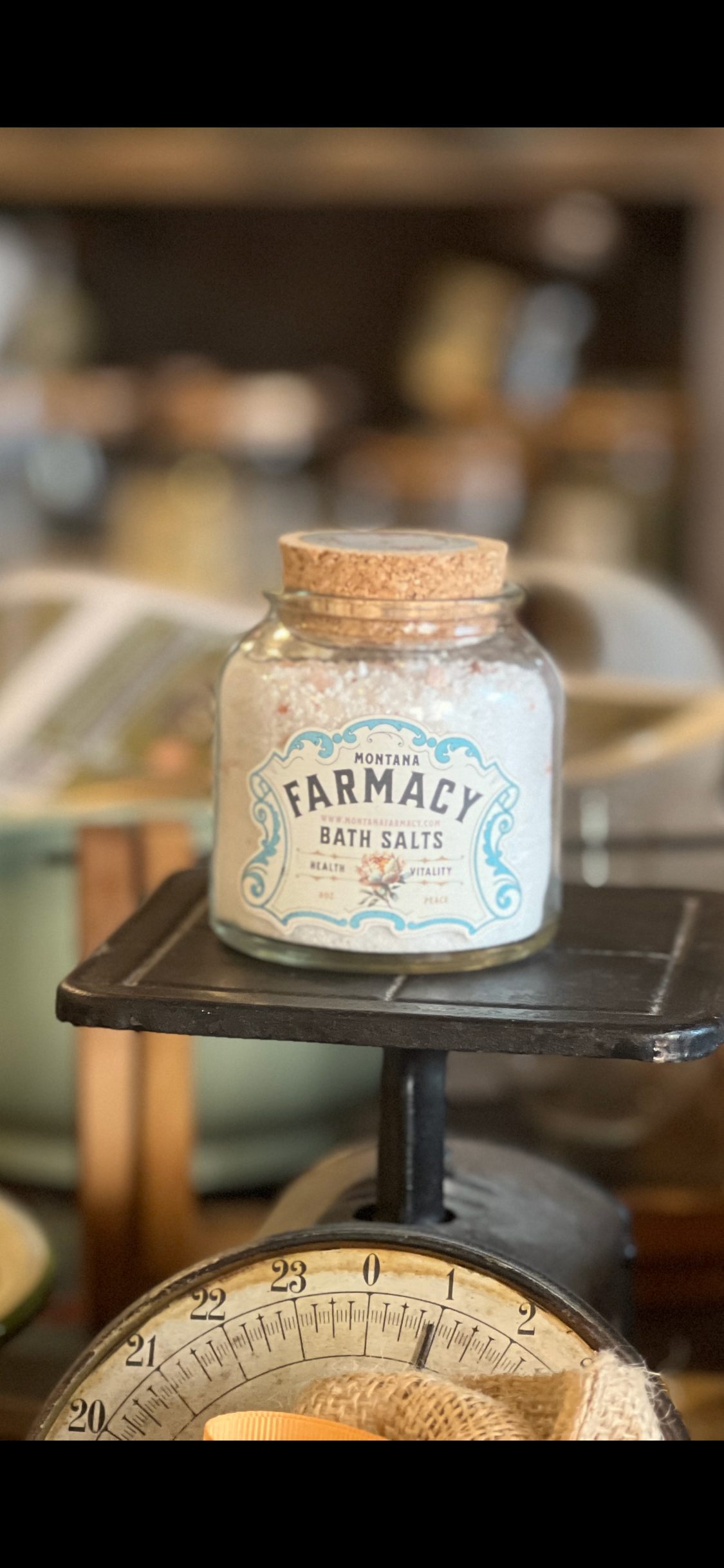 Montana Farmacy - Vente Sel de bain - Sels de bain moussants dans un bocal d'apothicaire à l'ancienne PEACE6
