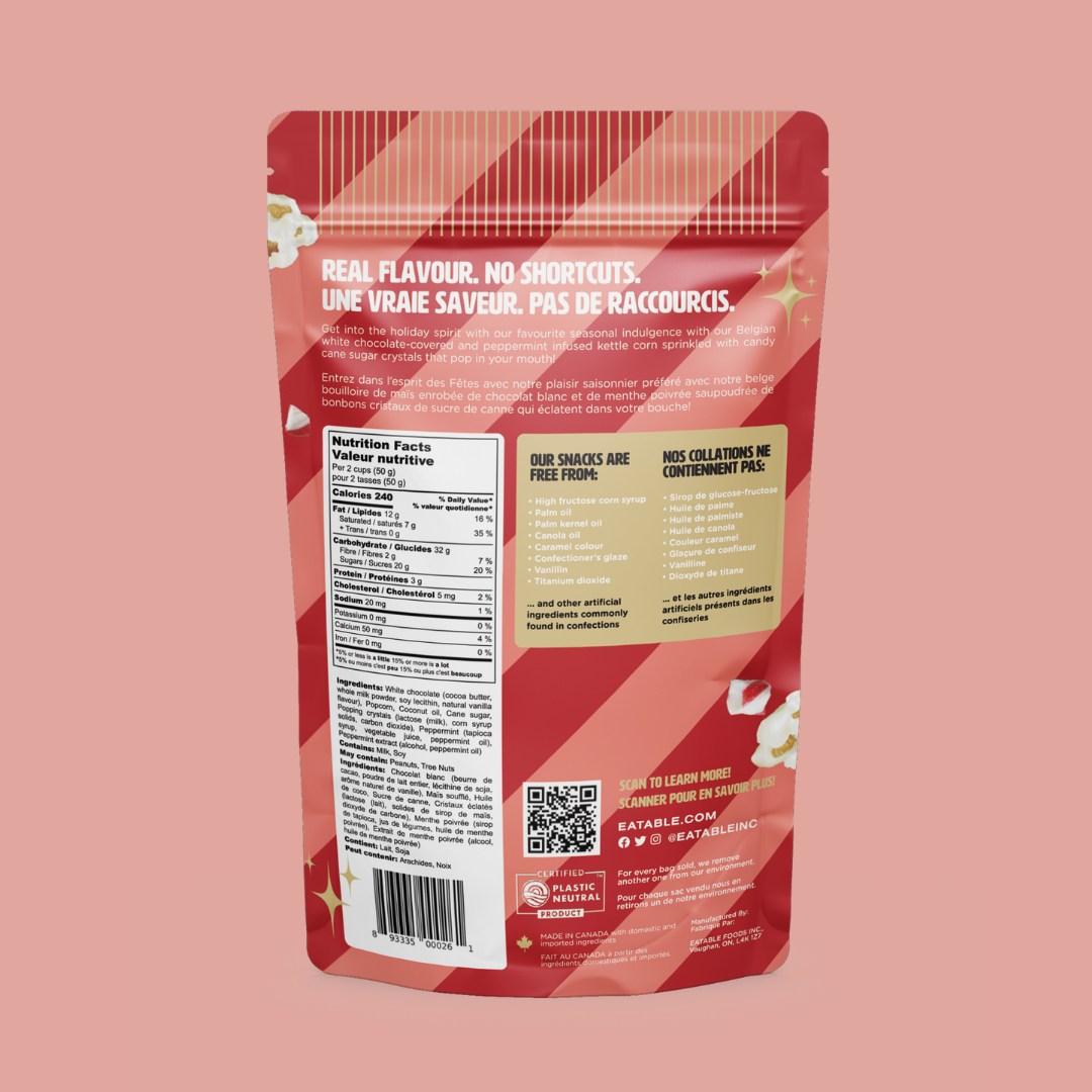 EATABLE Popcorn - Wholesale Popcorn - Jingle Bell Pops ✨ White Chocolate Christmas Popcorn5