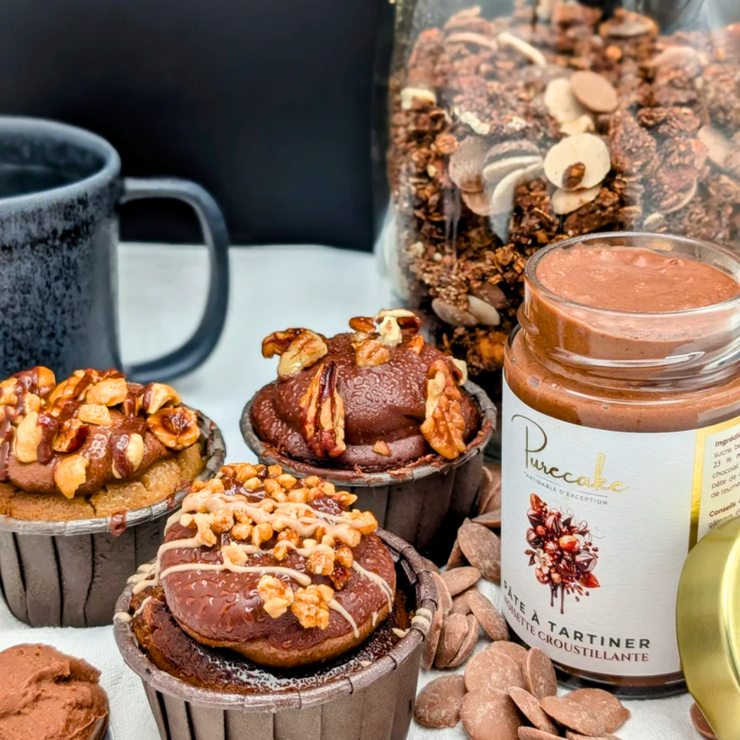 Purecake - Wholesale Chocolate Covered Sweets - Chocolate Marble Cupcake – A Melting and Crunchy Delight 🍫1