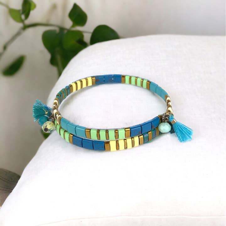 CORSICA HEMATITE BRACELET for wholesale by melizijewelry