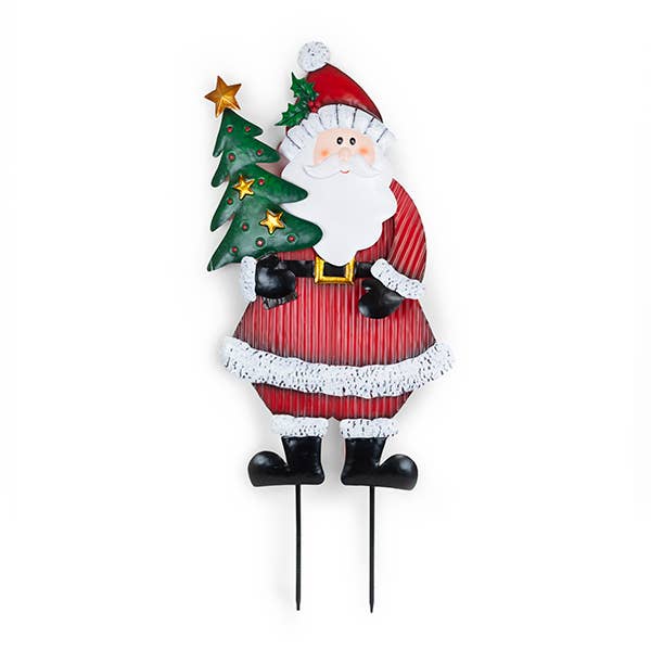 Santa w/ Christmas Tree for wholesale by Land & Sea