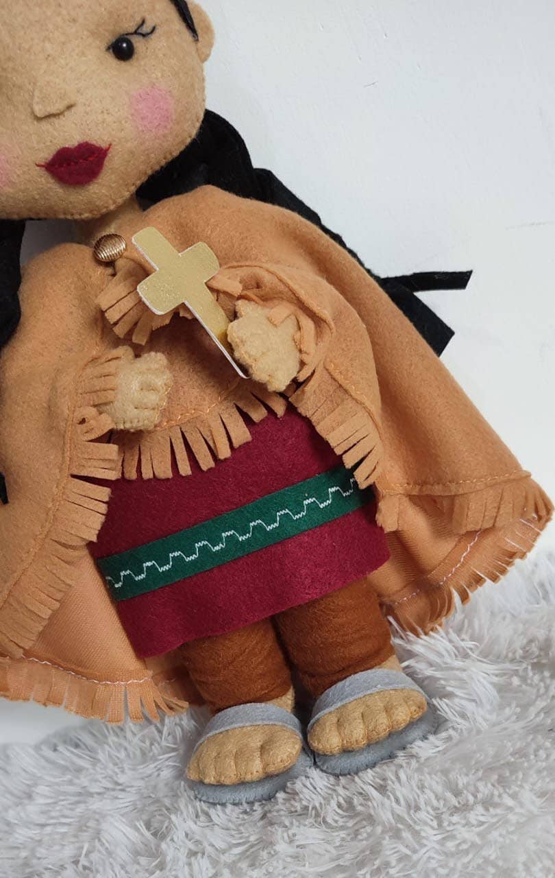 Lovencomfort - Wholesale Doll - Kids - Saint Kateri doll, Saint Kateri, aint doll, saint ornaments,1