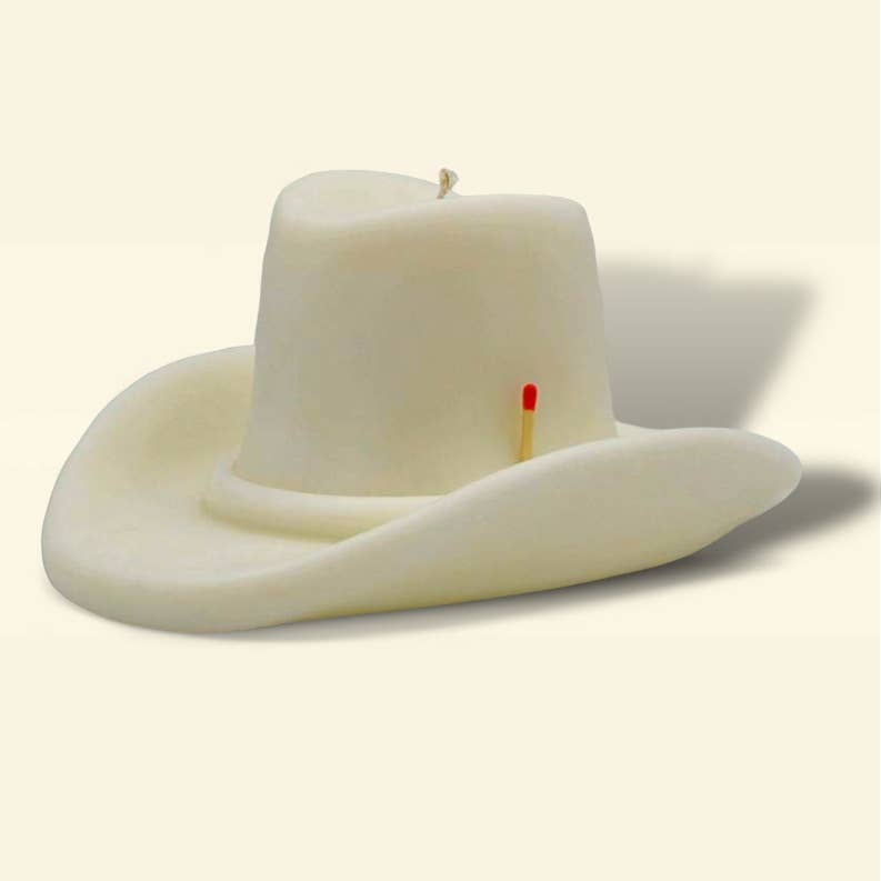 Davie Ocho Candle Co. – Velas de decoração por atacado – Vela Chapéu de Cowboy Belle Star5