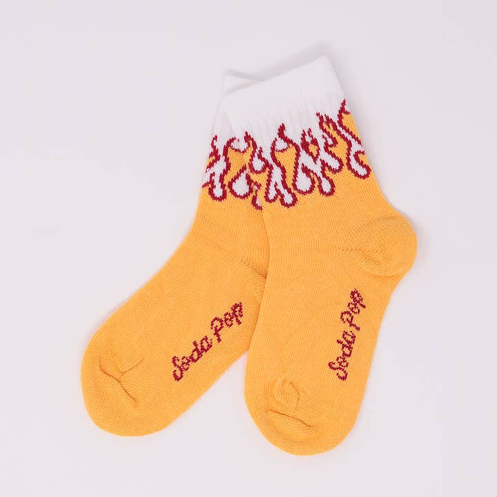 Kids Flames Socks for wholesale by Cribstar