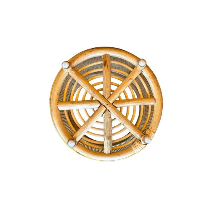 Asia West - Vendita all'ingrosso Vasi per piante - Fioriera da pavimento in rattan e bambù naturale2