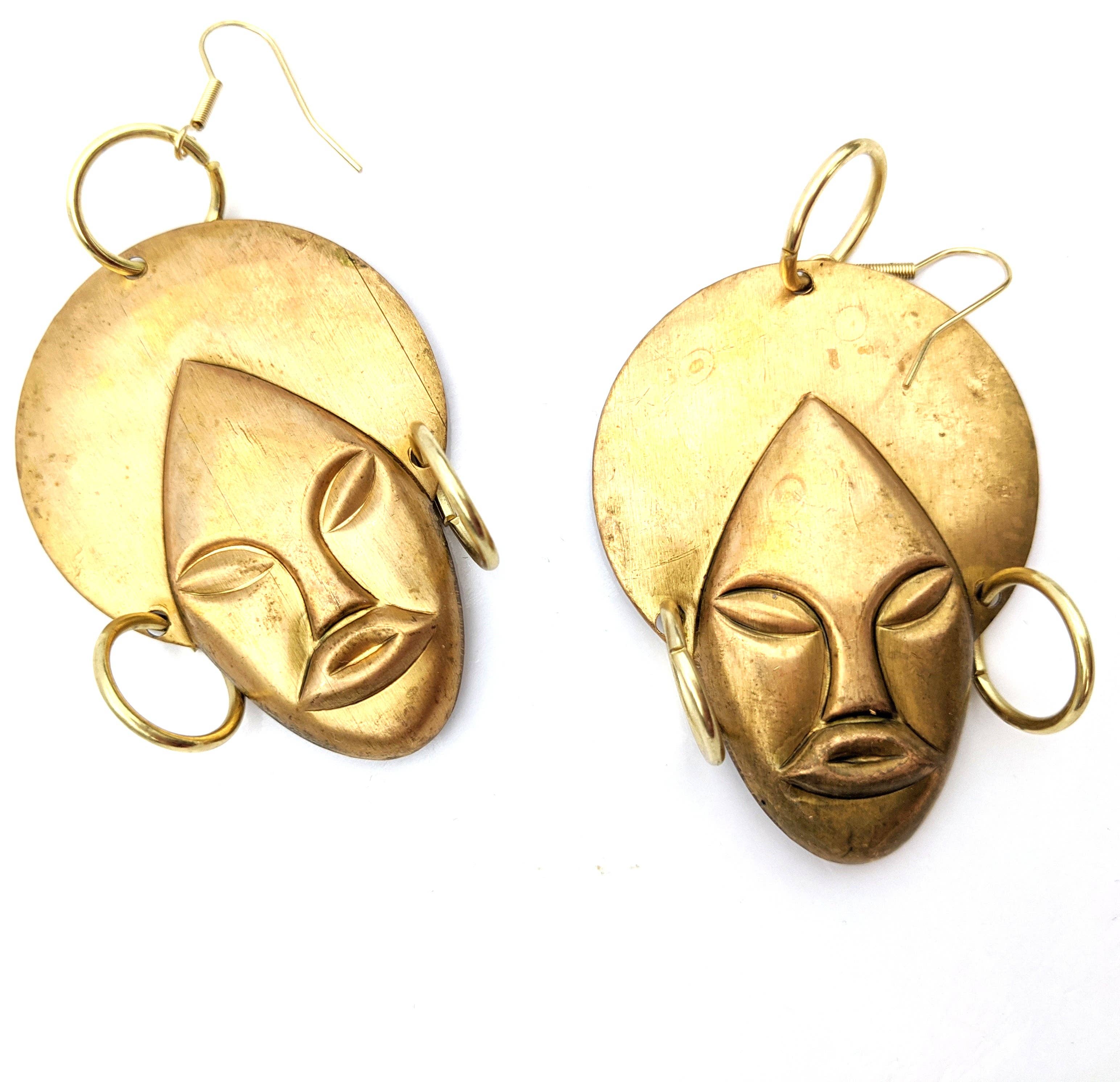 Gay Isber Designs - Wholesale Dangle Earrings - Brass Genie Earrings USA Gay Isber gift bag XL2
