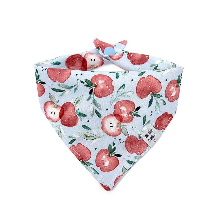 Bandana per cani Apple per la vendita all'ingrosso da parte di Winthrop Clothing Co.