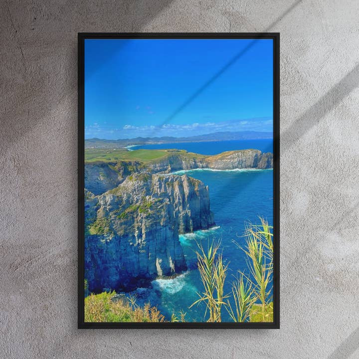 Impressions sur toile encadrées Ocean Cliffs pour la vente par Monmouth Paragon