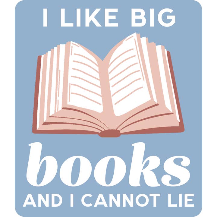 Pegatina Me gustan los libros grandes para venta al por mayor de Sock Harbor / Bigfoot Sock Co.