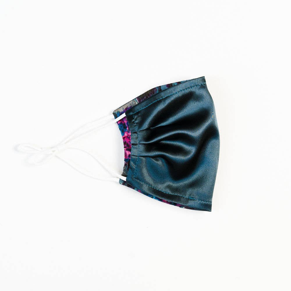 Soul Perch – wholesale Icke-medicinsk engångsmask – Blommig Satin ansiktsmask4