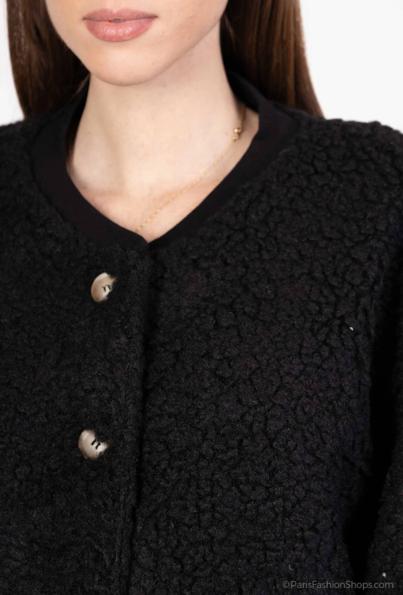 Pépouz' Paris - Wholesale Bomberjack - Dames - Oversized bomberjack in boucle PV252820