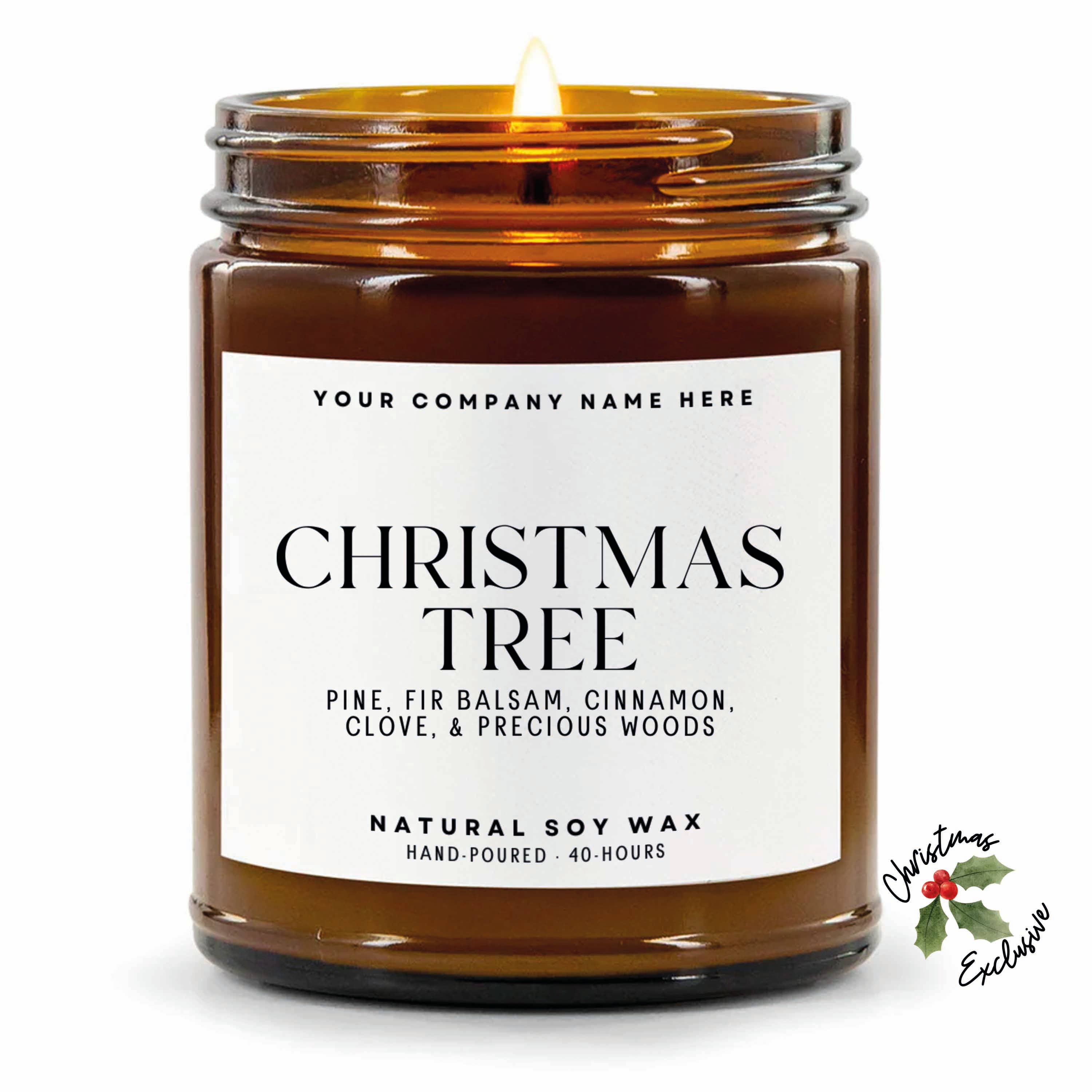 Candle Drop – wholesale Jar/filled candle – Label Style 1 | Wholesale White Label Soy Candle | Amber Jar11