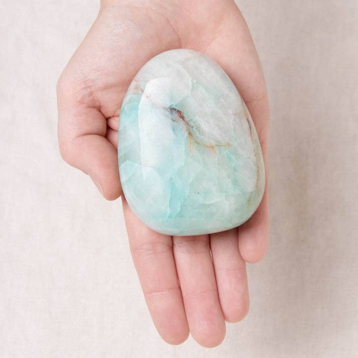 Tiny Rituals - Wholesale Spiritual Stone/Crystal - Rare Quantum Quattro Palm Stones7