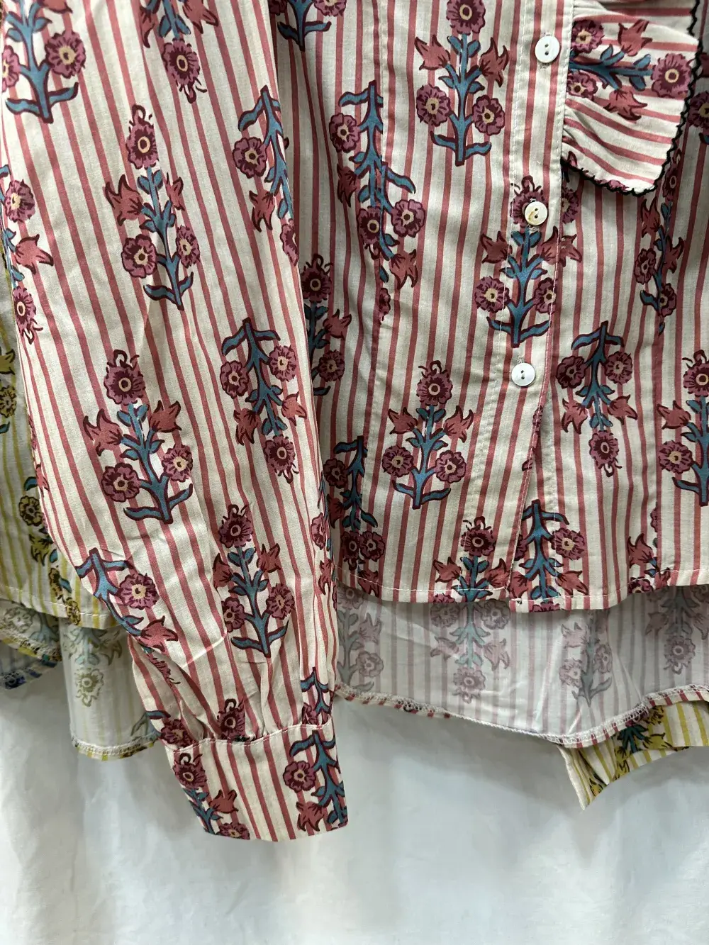 Mimi & Gogo - Vente Chemise à col boutonné – femme - Chemise imprimée à Bohême @7038_ChImpABoheme7