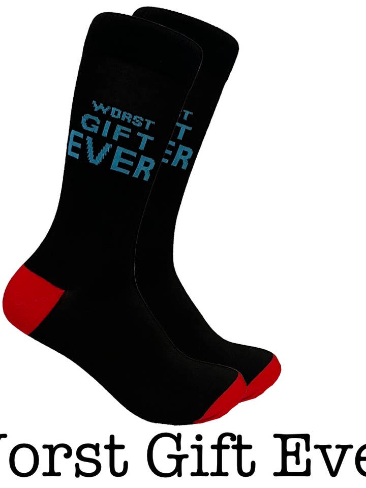 cRAZY sockS Worst Gift Ever for wholesale by Threaded Pear