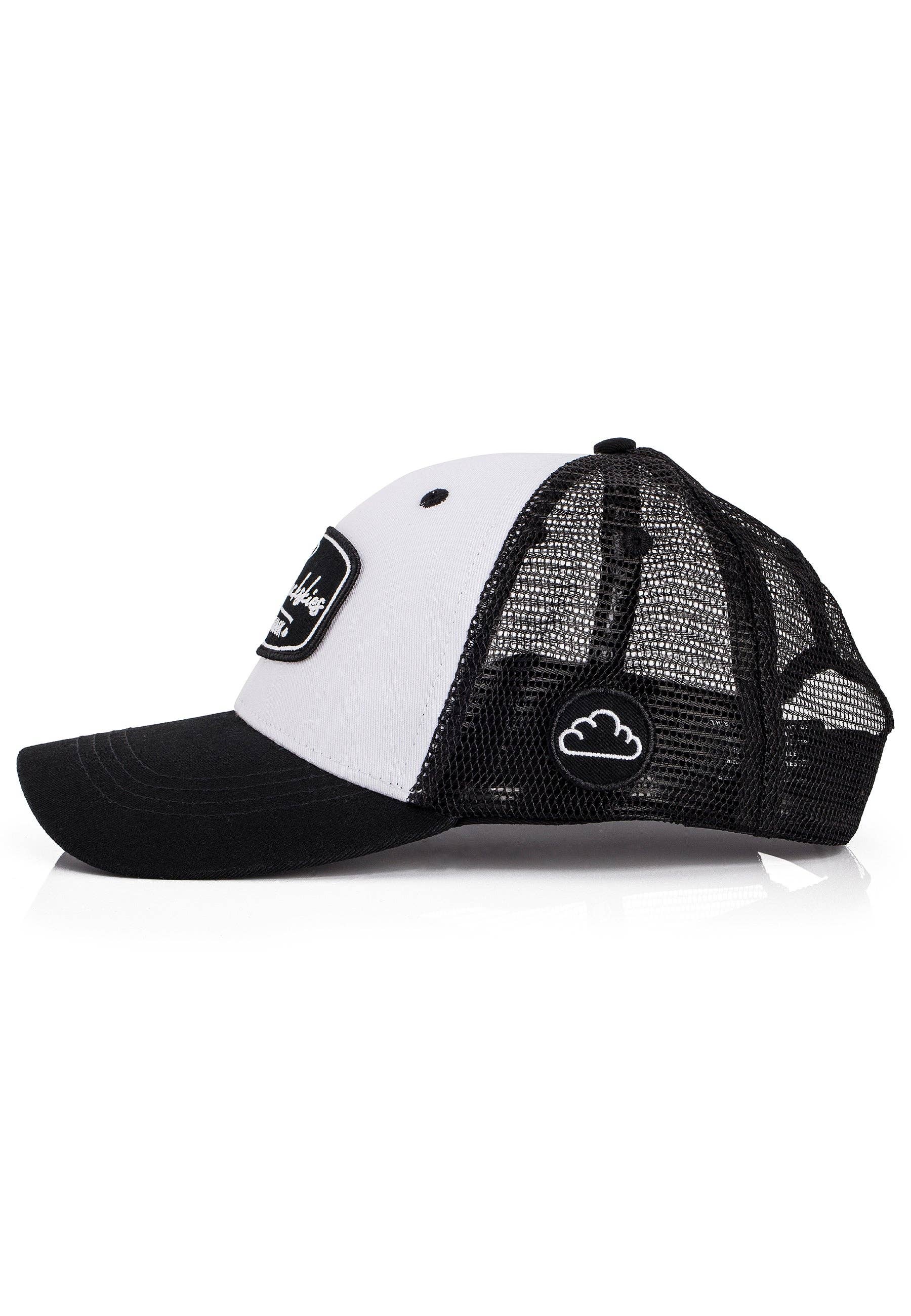 Blackskies - Wholesale Trucker Hat - Unisex - Racing Baseball Cap White-Black6
