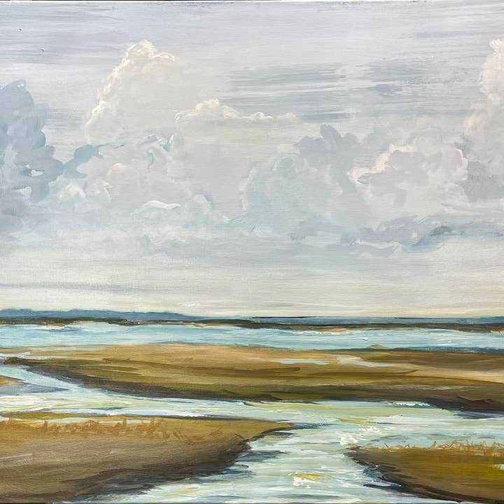 Susan Richards Art - Wholesale Art Print - Marsh Harbor Fine Art Print1