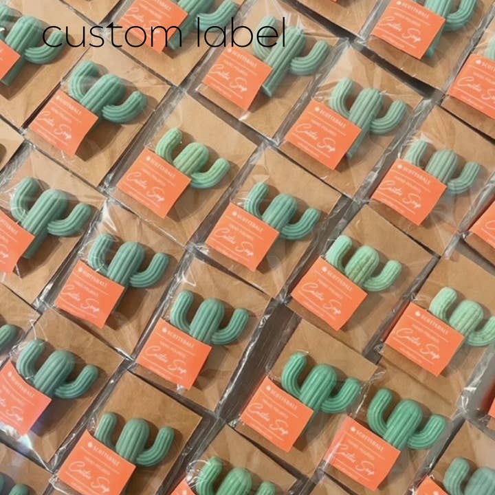 Naked Fig - Vendita all'ingrosso Saponette - Sapone Mini Cactus - Confezione da 310