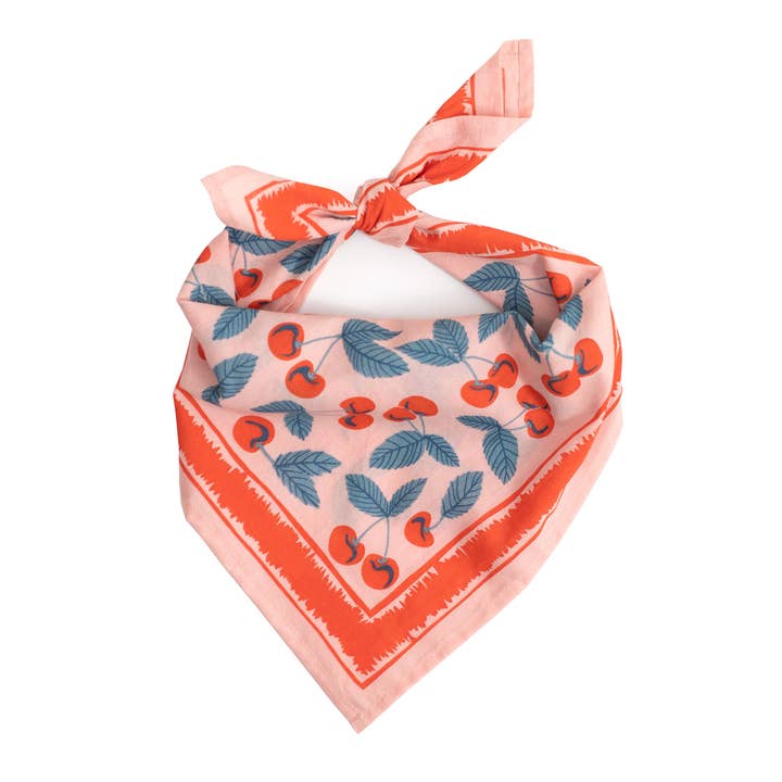 Handker Bandanas - Wholesale Bandana – Women's - No. 077 Cherry Bandana1