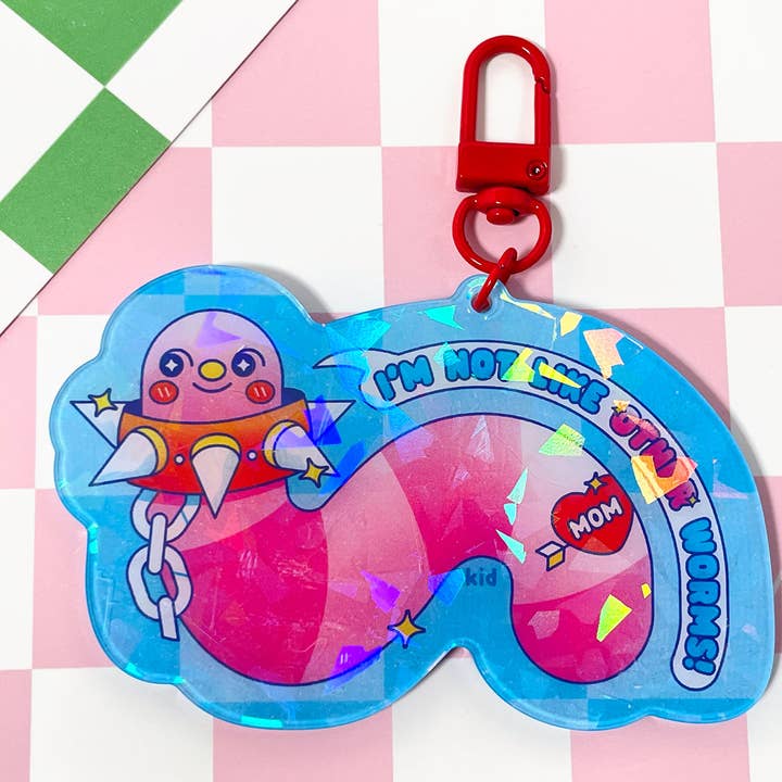 I'm Not Like Other Worms Keychain | Punk | Worm lovers for wholesale by Kidnichols