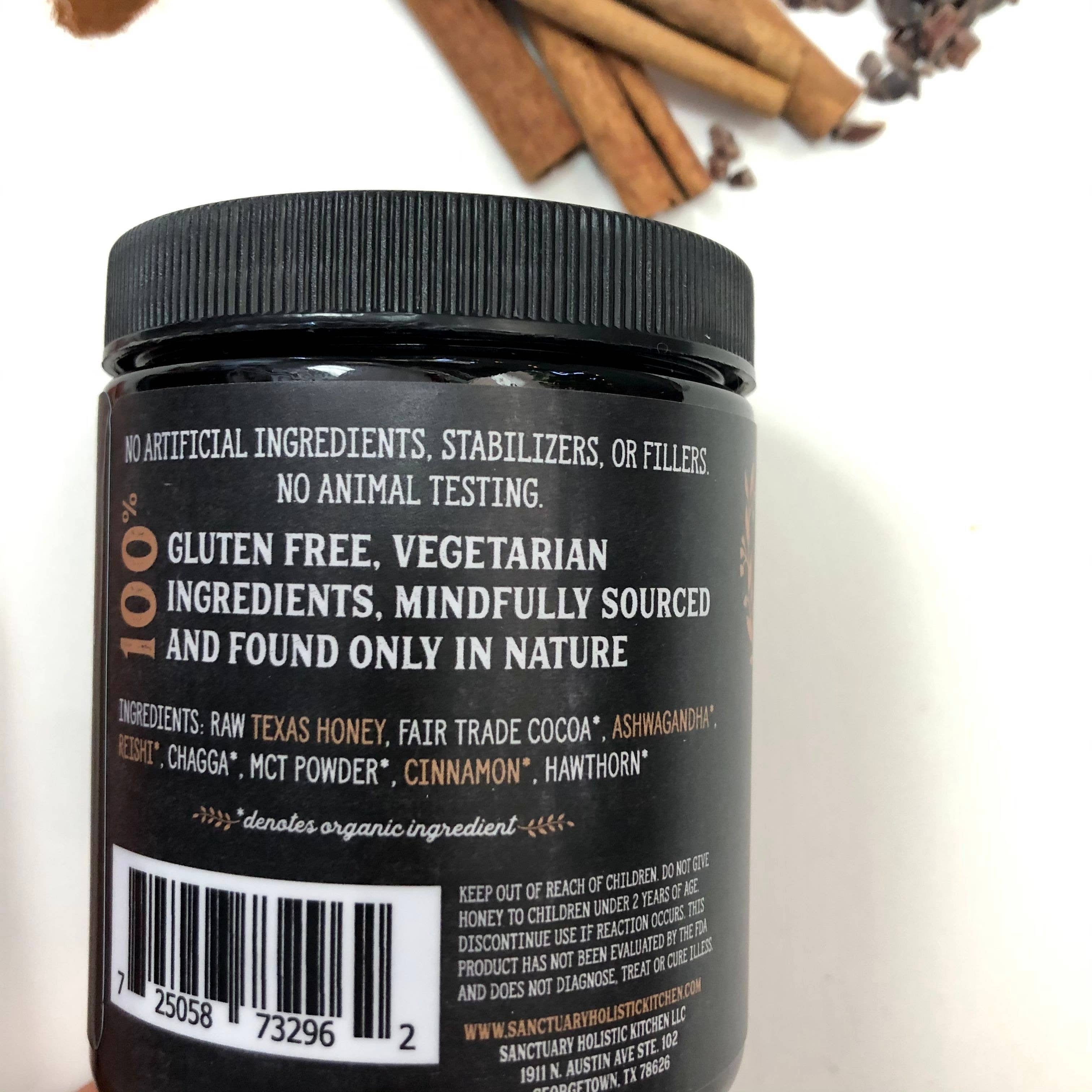 Sanctuary Holistic Kitchen - Wholesale Honey - 8 oz - Mud Honey2