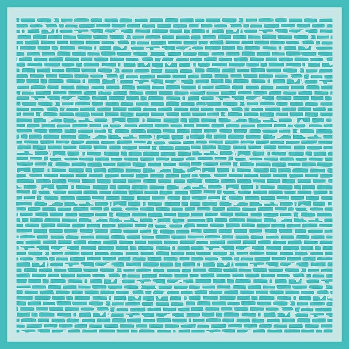Återvunnen tegelsten - 6"x6" bakgrundsschablon för wholesale av Honey Bee Stamps